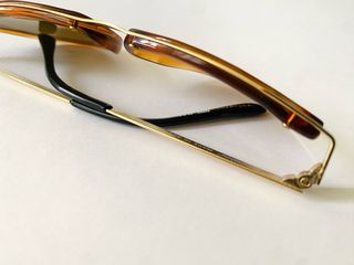 Occhiali da sole vintage tartaruga e oro