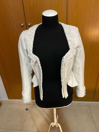 Corpiño fallera plateado con encaje