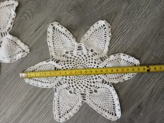 Set 15 centrini uncinetto fatti a mano