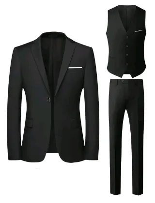 Traje de hombre negro