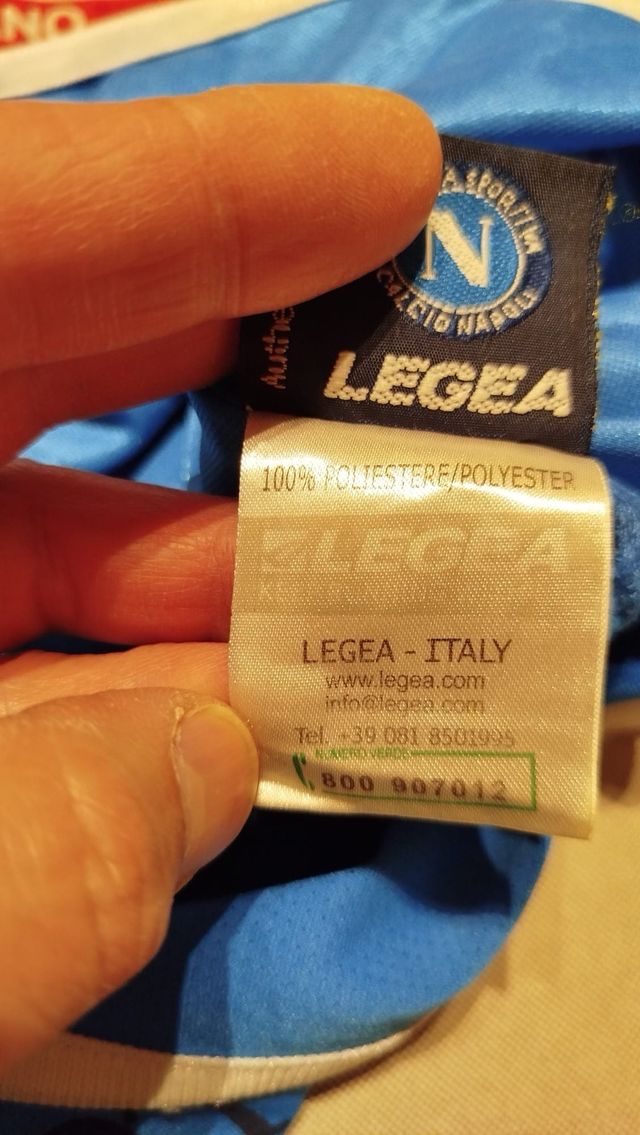 Excelente camiseta  SSC Napoli 2003/04