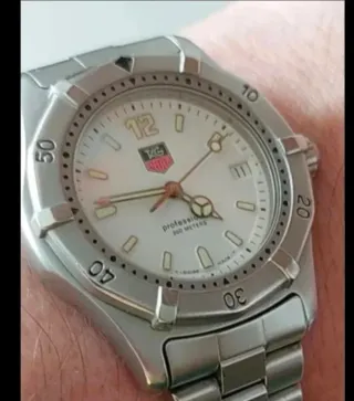 Eslabones TAG Heuer Plata.