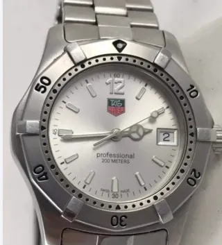 Eslabones TAG Heuer Plata.