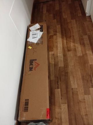 Mesa de comedor moderna Roble y Negro