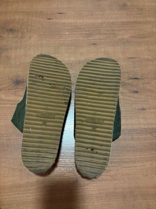 Sandalias Marrones y Verdes