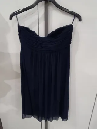 Vestido de fiesta azul marino