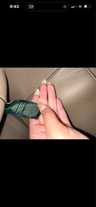 Borsa Ralph Lauren autentica marrone