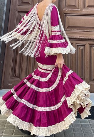 Traje Flamenca Canastero Talla 34 o de niña