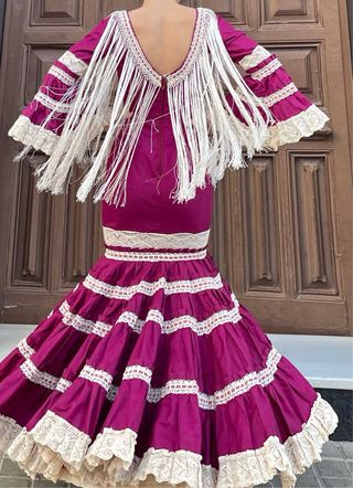 Traje Flamenca Canastero Talla 34 o de niña
