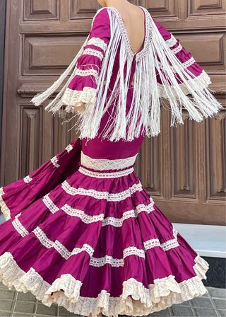 Traje Flamenca Canastero Talla 34 o de niña