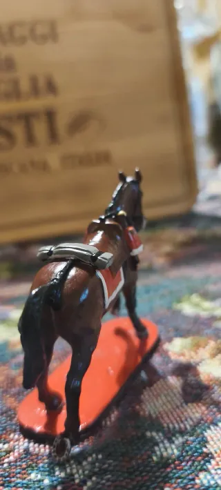 Miniatura Vintage Cavallo German Alliens Banner Of