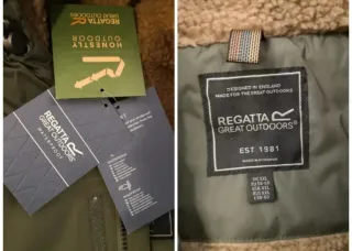 Giaccone impermeabile Regatta Verde tg. XXL nuovo