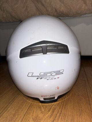 Casco Moto LS2 Blanco Talla L