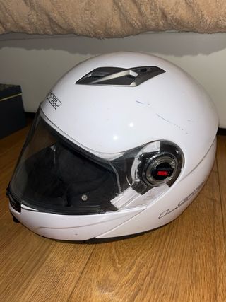 Casco Moto LS2 Blanco Talla L