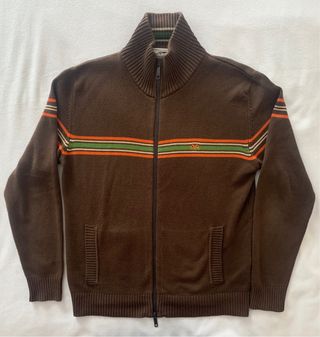 Jersey Thomas Burberry Cremallera Rayas Talla M