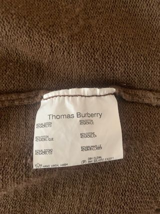 Jersey Thomas Burberry Cremallera Rayas Talla M