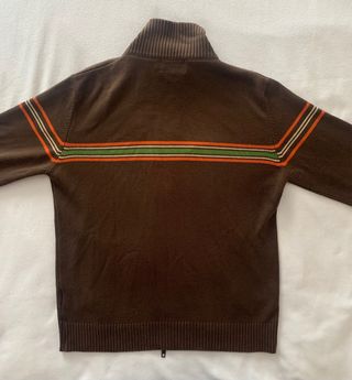 Jersey Thomas Burberry Cremallera Rayas Talla M