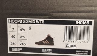 Zapatillas Adidas Hoops 3.0 Mid Wtr originales