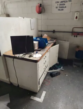 Mesa de trabajo industrial