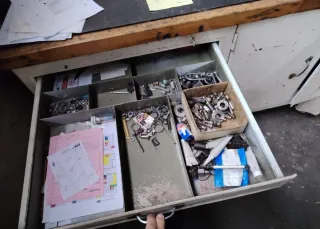 Mesa de trabajo industrial