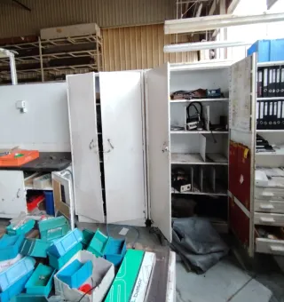 Mesa de trabajo industrial