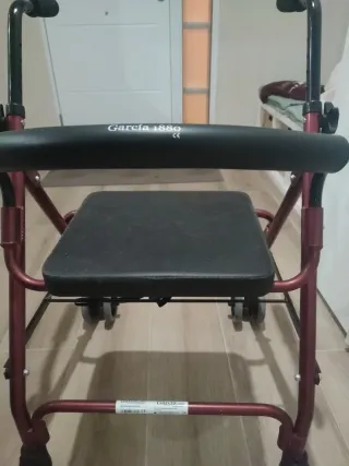 Andador con asiento Garcia 1880