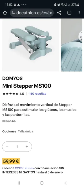 Mini Stepper Decathlon