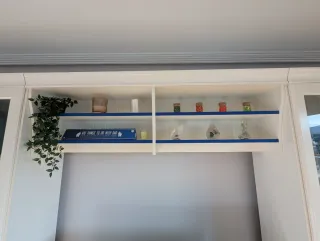 Mueble Salón IKEA Liatorp Blanco y Cristal GANGA!!