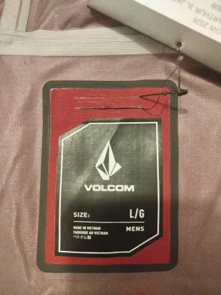 Abrigo de Snow Volcom granate y Verde