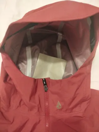 Abrigo de Snow Volcom granate y Verde