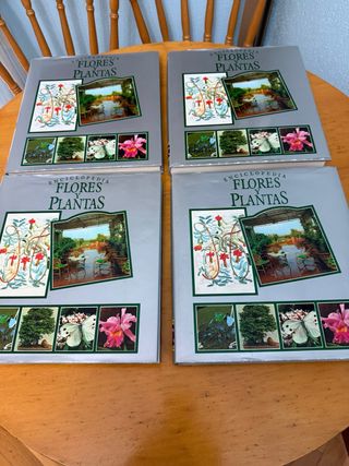 Enciclopedia Flores y Plantas (4 tomos)