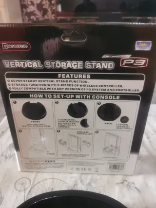 Soporte Vertical PS3 Dragonplus