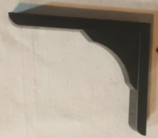 8 Escuadras Ikea Negras