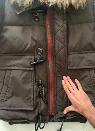 Chaqueta Puffer Dsquared2 DSQ Talla 50 Marrón