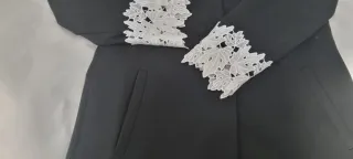 Abito Zara con giacca e pantaloni bianchi