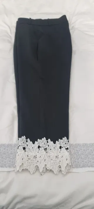 Abito Zara con giacca e pantaloni bianchi