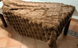 Manta sofá elegante y acogedora sin estrenar