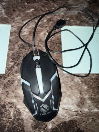 Ratón Gamer LIMEDE Negro y Blanco