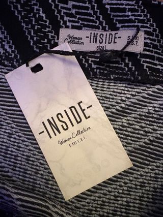 Falda mini tubo zigzag