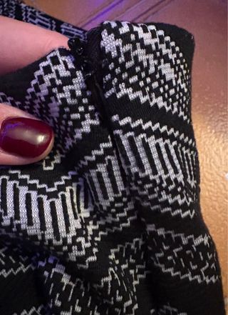 Falda mini tubo zigzag