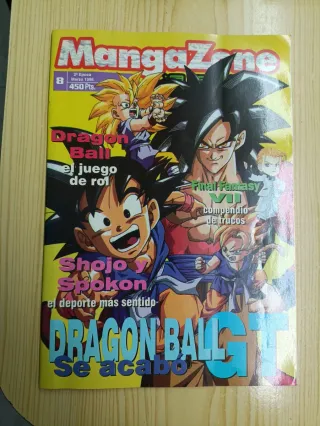 Revista manga zone 1998