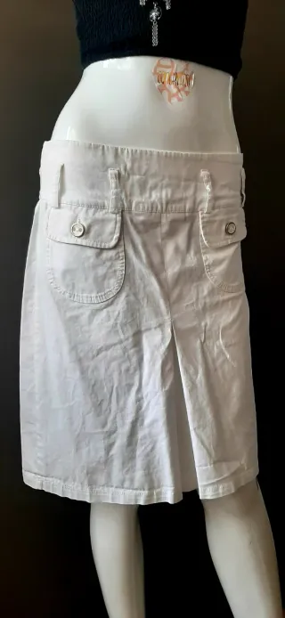 Gonna bianca taglia 44