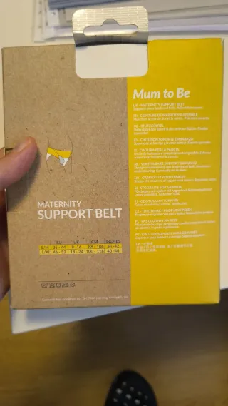 Cinturón Maternidad Carriwell Blanco Talla S/M