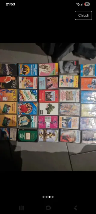 Set 42 cassette audio miste anni 80