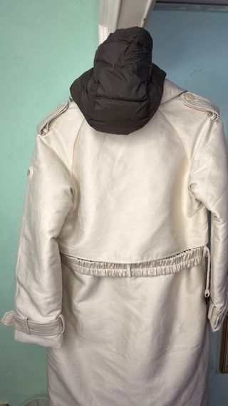 Chaqueta Desigual Beige y Verde Mujer