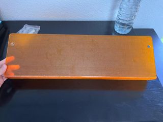 Expositor Metacrilato Naranja 50cm