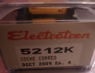 Coche Correos RENFE H0 Electrotren 5212