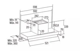 Campana extractora Cata Armonia