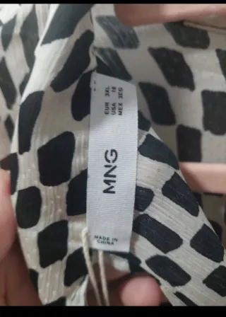 Blusa Mango Talla 3XL con etiquetas