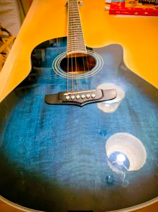 Guitarra Acústica Fénix Azul
